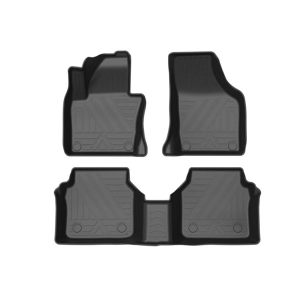 Custom Special Foot Pad For Volkswagen Tiguan 2010 - 2015 2016 2017 Car Waterproof Non-Slip Rubber Floor Mat TPE Car Accessories