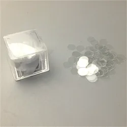 Cerchio microscopio Coverslip monouso rotondo Coverglass per crescita copertura occhiali 6mm 8mm 10mm 12mm 14mm 16mm 18mm 24mm 100pcs