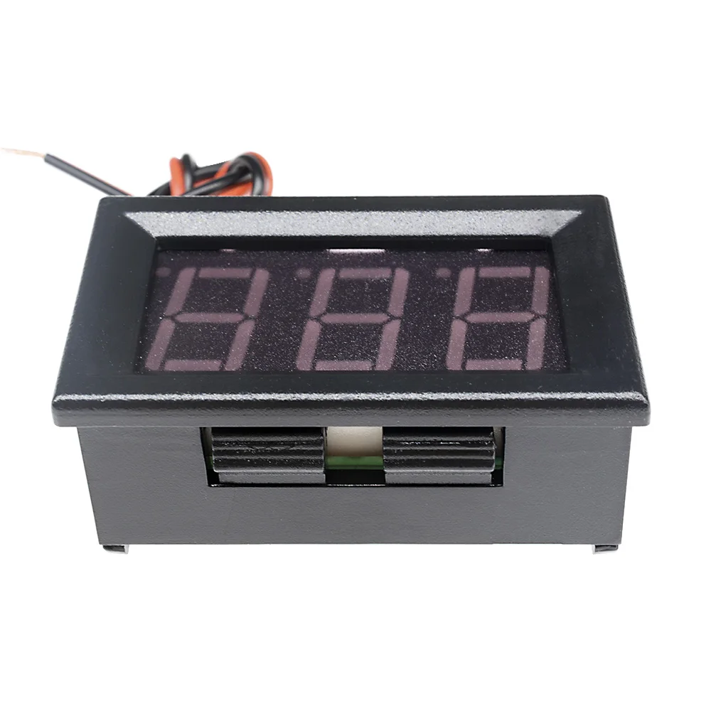 0.56 ''Kỹ Thuật Số Vôn Kế DC 4.5V Đến 30V Kỹ Thuật Số Vôn Kế Điện Áp Máy Đo Tốc Đỏ/Xanh Dương Cho 6V 12V Electromobile Xe Máy Ô Tô