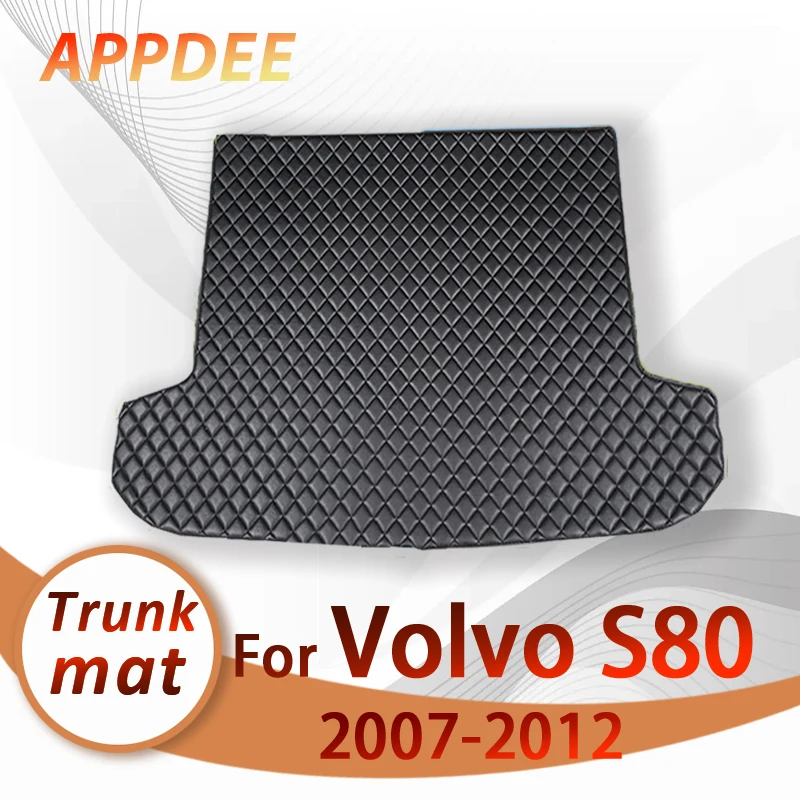 APPDEE Car trunk mat for Volvo S80 Sedan 2007 2008 2009 2010 2011 2012 cargo liner carpet interior accessories cover