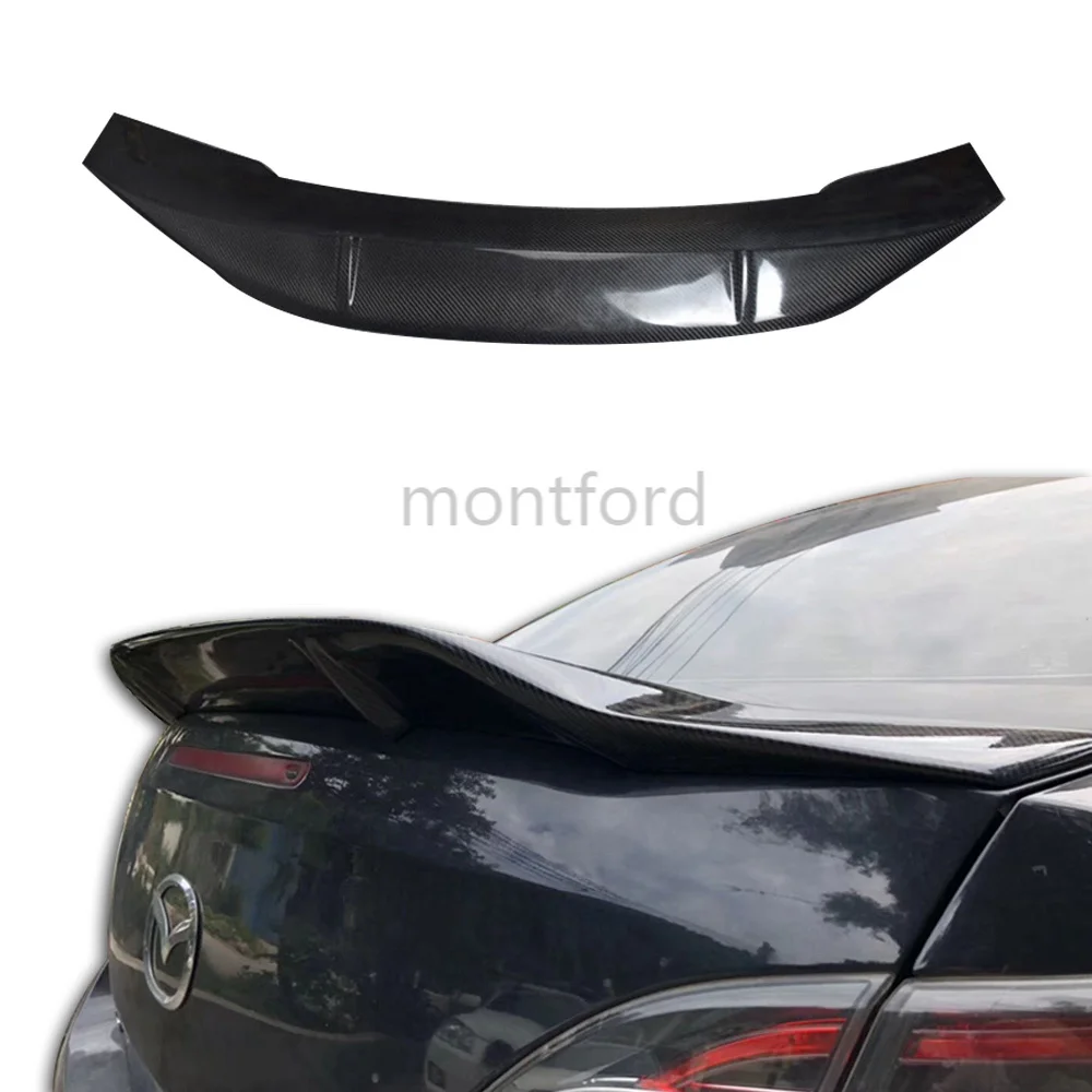 

For Mazda 6 spoiler 2009-2015 Car Accessories High Quality Real Carbon Fiber Rear Trunk Boot Lip Spoiler Wing Decoration