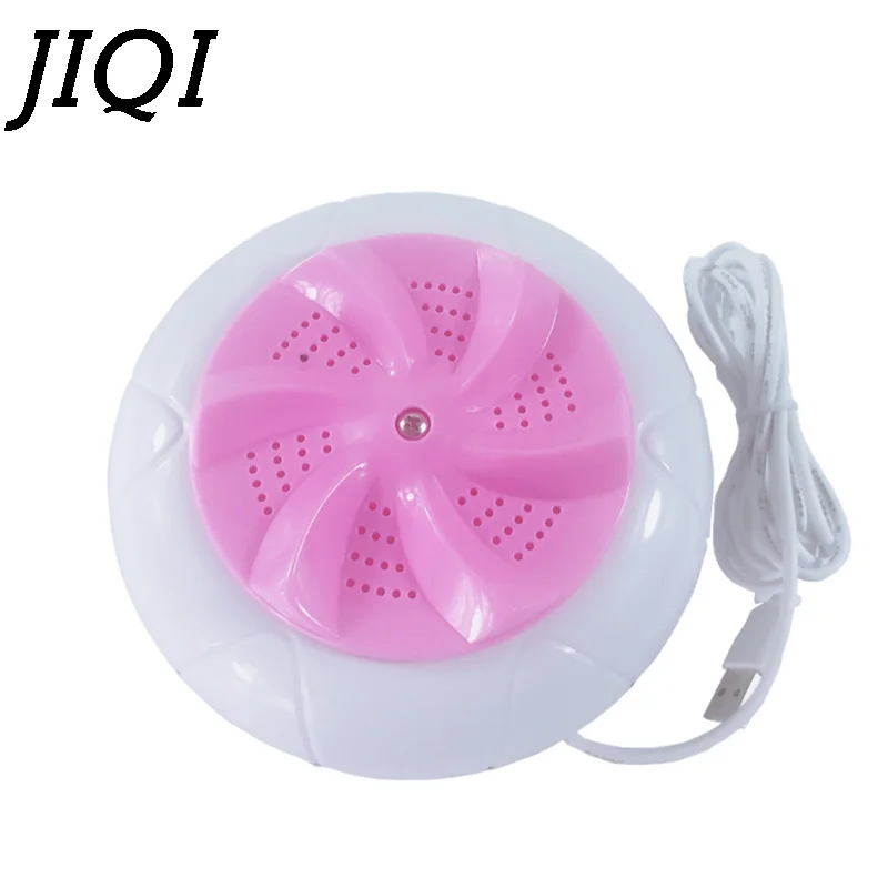 Mini Ultrasonic Washing Machine Automatic Turbo Washer Laundry Remove Dirt Portable for Travel Business trip