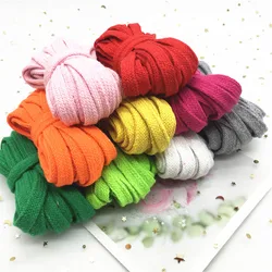 10mm Colorful Cotton Woven Rope Hollow Flat Twisted Cord Sportswear Belt Craft DIY Sewing Sash Rope Shoes Hat Decoration 5yards