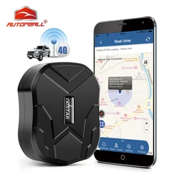 AUTOPMALL Car GPS Tracker 4G TKSTAR TK905 B 10000mAh Magnetic 4G GPS Tracker Car Waterproof Shake Alarm Free APP