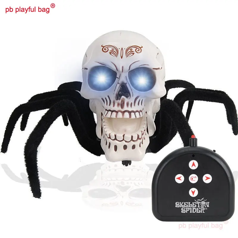 Simulation remote control skull trickster funny creative new strange spoof Halloween commodity electric crawling toy vd05