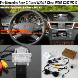 메르세데스 벤츠 C 클래스 W204 S204 C204 E 클래스 W207 C207 W212 E200 E230 E350 E250 오리지널 스크린 호환 후방 카메라