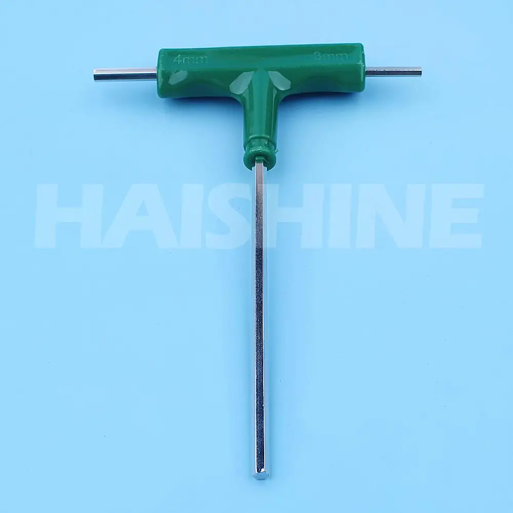 4mm Tip Dia T Shape Handle Six Points Hex Key Wrench For Stihl Husqvarna Chinese Chainsaw Trimmer Brushcutter Repair Tools