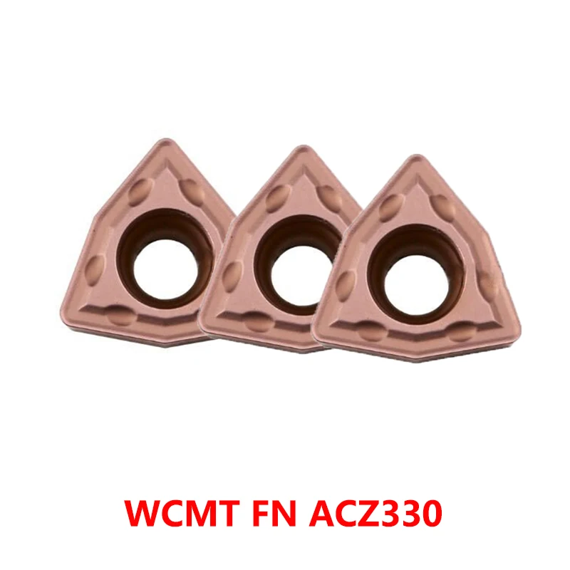 WCMT050308 WCMT06T308 WCMT080412 FN ACZ330 Carbide Inserts CNC WCMT WCMX 050308 WCMX030208 WCMX040208 Lathe Cutter 100% Original