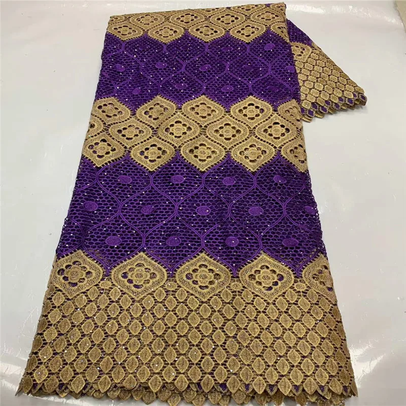 

2020 Latest African 3d Applique Lace Fabrics 2020 High Quality Lace Guipure Cord Lace Fabric For Women Party Dress Material