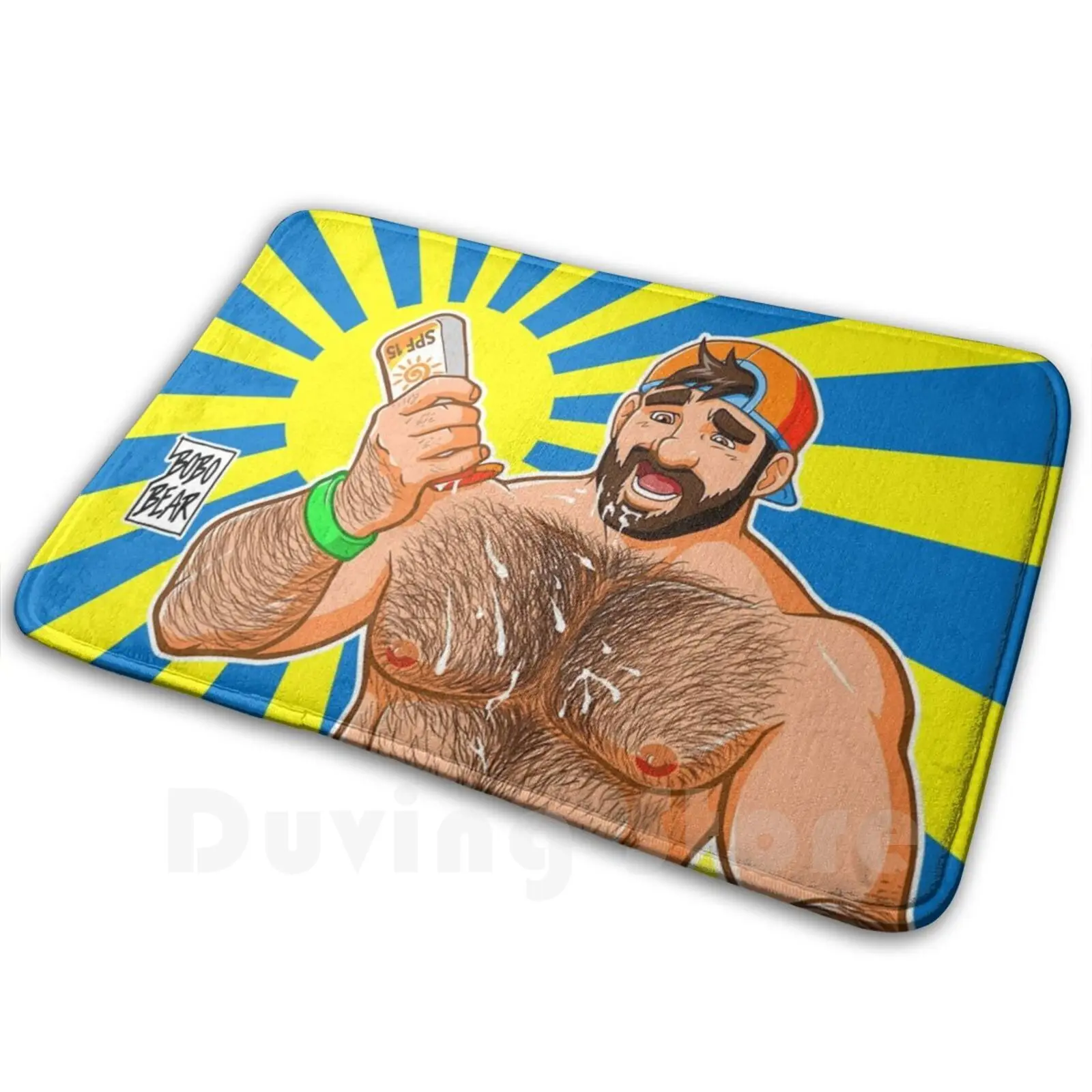 

Адам Likes Солнце Лосьон Коврик Ковер Нескользящие Коврики Спальня Bobobear Bobobearart Bobo Bear Bobo Nisi Bear Bear