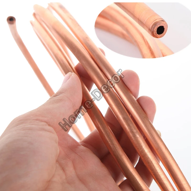 

1 Meter Copper Tube For DIY Computer Cooler AC Tube , Oil Copper Pipe , Heat Conduction Pipe Heat Radiated Tube