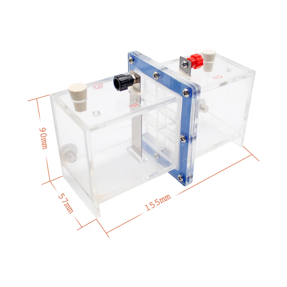 26063 Electrolyzer Demonstrator Ion Exchange Membrane Without Platinum Electrode Chemistry Experiment Teaching Instrument