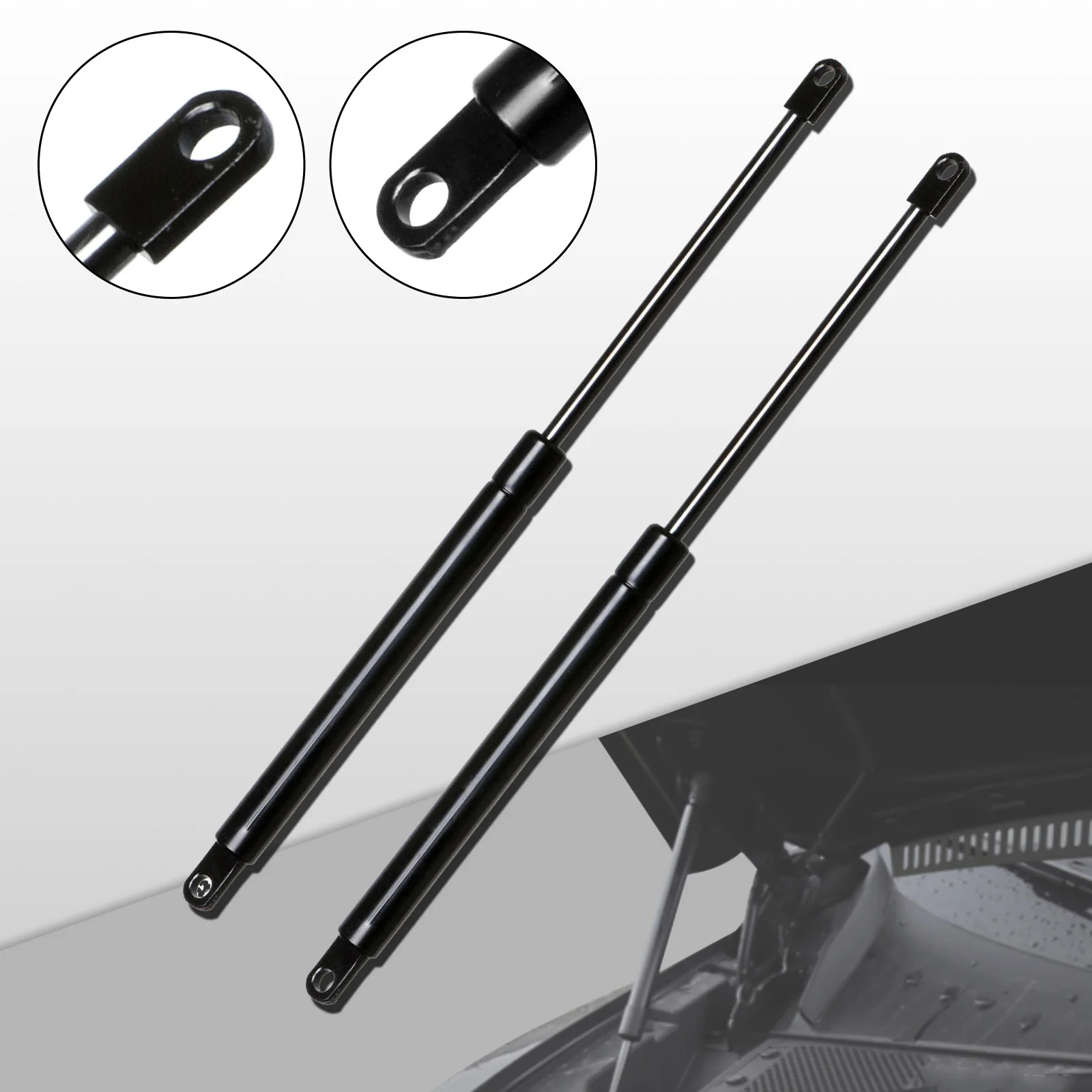 2 PCS Front Hood Lift Support Spring Shocks Struts For Buick Electra Cadillac Brougham 1985-1991