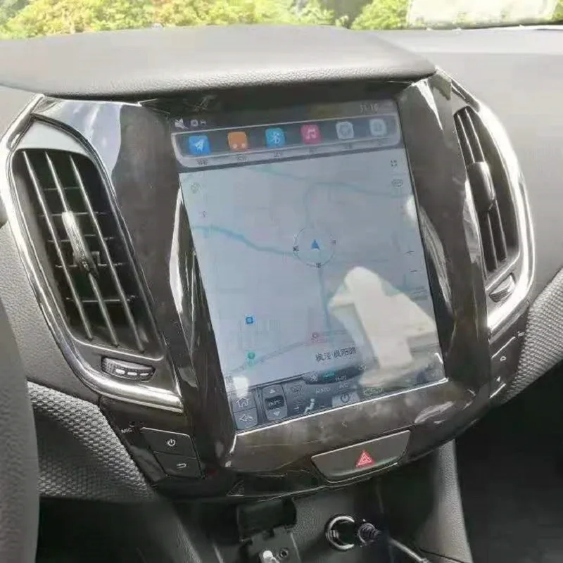 Ekran Tesla Octa Core 4 ГБ ОЗУ 64 ГБ ПЗУ Android 10.0 Автомобильный DVD GPS-плеер Deckless Автомобильная стереосистема для Chevrolet Cruze 2015 2016 Радио