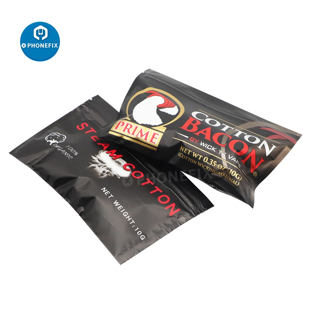Vaporizador de algodón orgánico para cigarrillo electrónico, atomizador reconstruible RDA RBA, accesorio de Vapor de algodón, Kendo