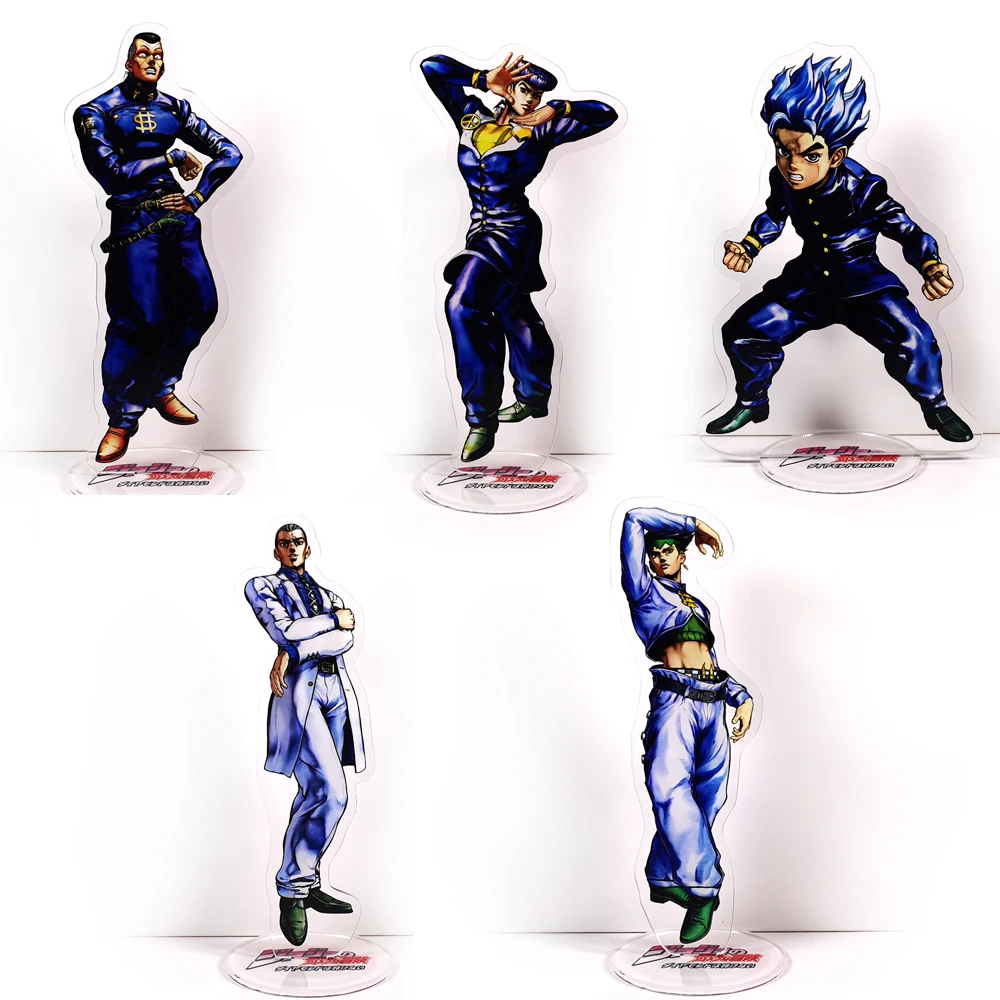 

JO no Bizarre Adventure Josuke Koichi Okuyasu Rohan Yoshikage GM acrylic stand figure model plate holder topper anime