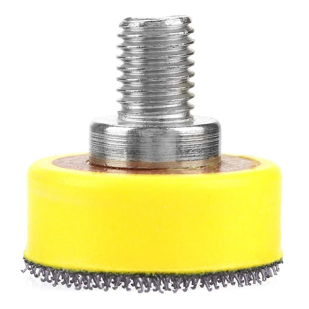30 Pcs 1 인치 버프 연마 패드 키트 왁스 유약 도구 M6 후원자 플레이트 후크 루프 샌딩 패드 25mm 페인트 케어 자동차 뷰티