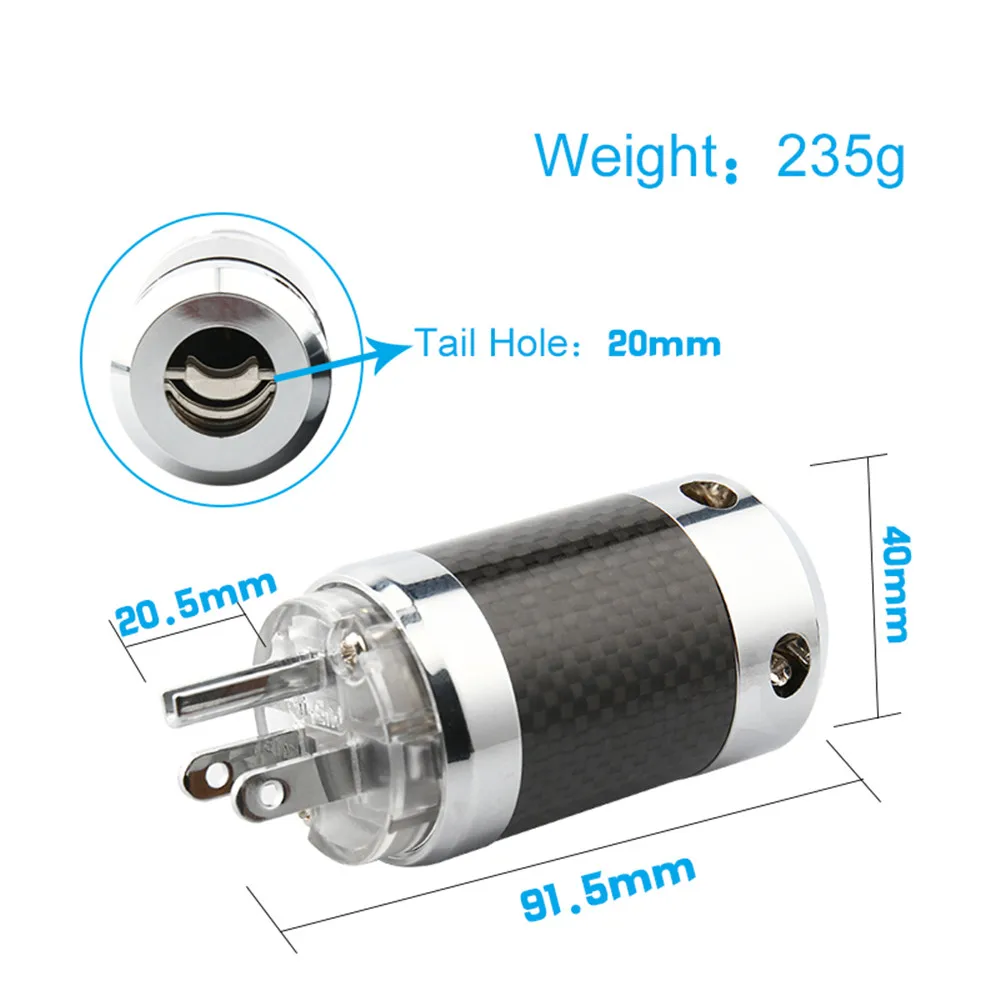 Hoa Kỳ Nguồn Điện Cắm IEC Nam Nữ Jack Âm Thanh Video Cổng Kết Nối HiFi Cắm Điện Cổng Kết Nối Tai Nghe Chất Lượng Cao Cáp Âm Thanh đen