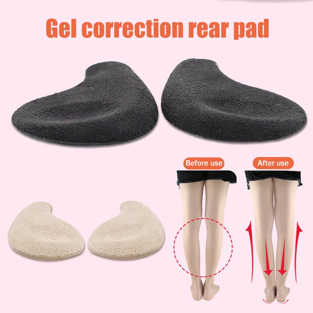 1Pair Heel Pads & O/X Type Leg Corrective Insoles, Posture Corrector Heel Cups Foot Care for Foot Pain, Foot Alignment, Bow Legs