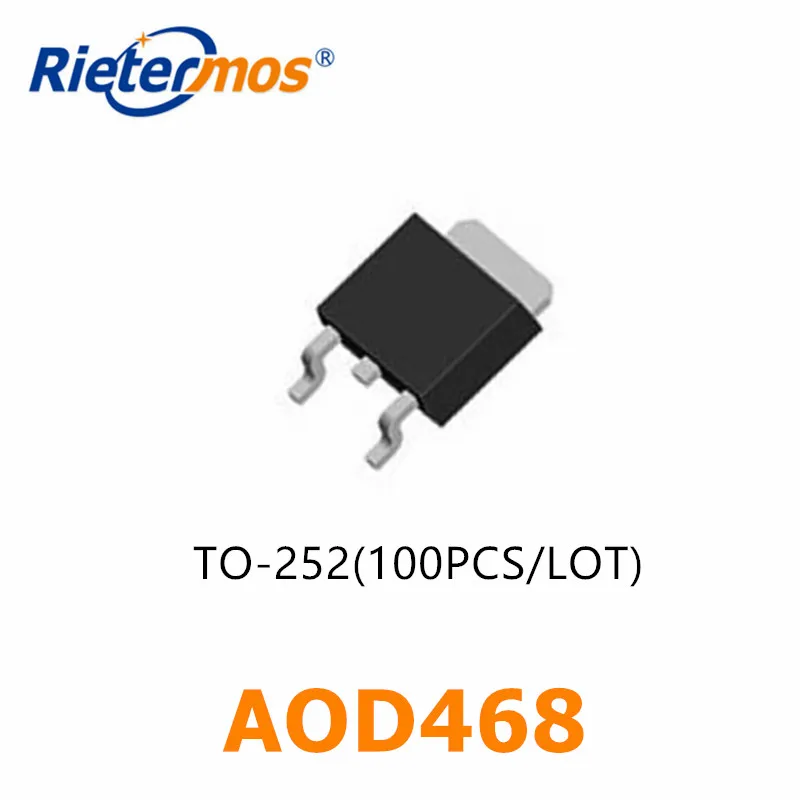 

100 шт AOD468 D468 T0-252 SMD Сделано в Китае