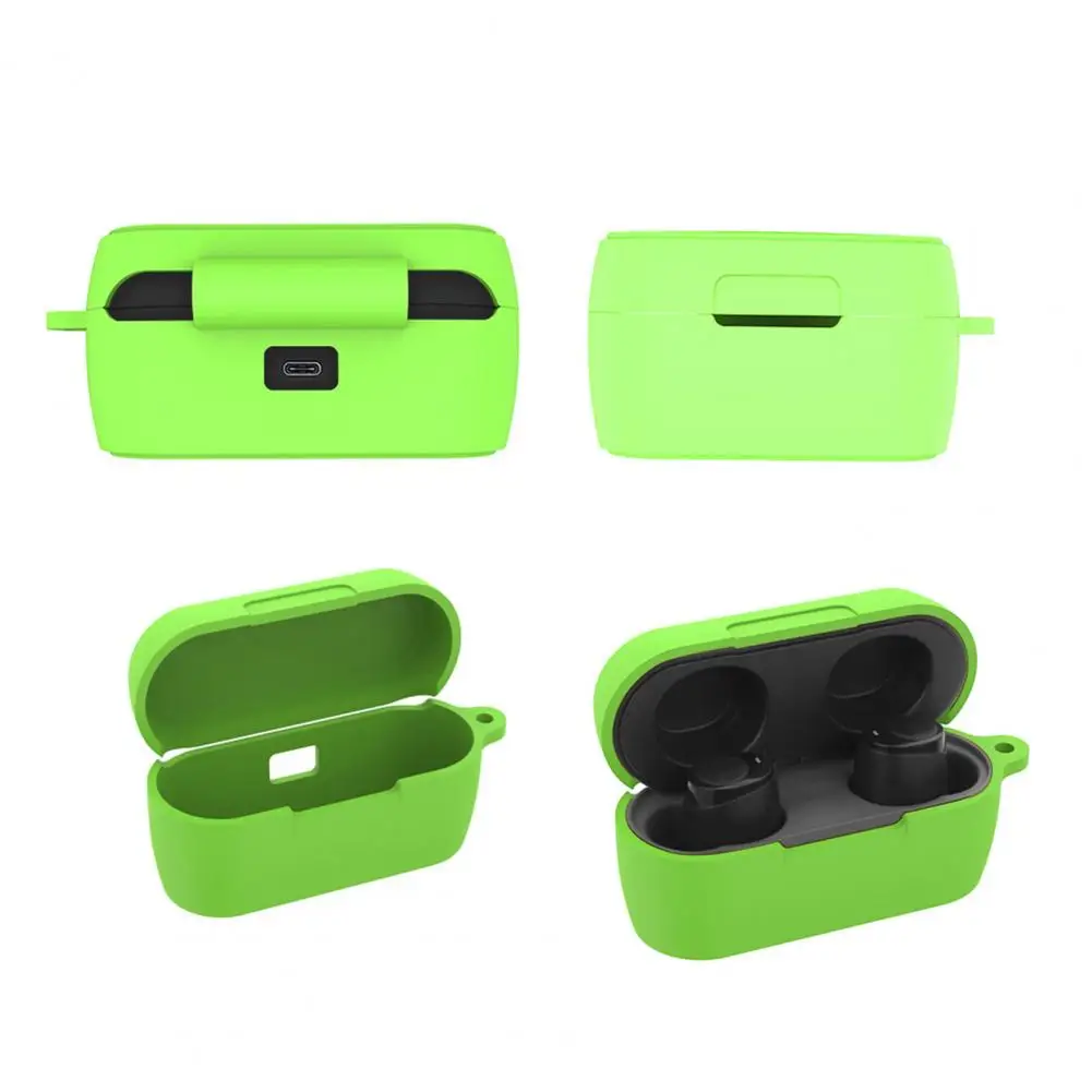 Solid Color Protective Cushion Dust-proof Wear-resistant Smooth Bluetooth Earphone Protective Skin for Skull Candy Jib True