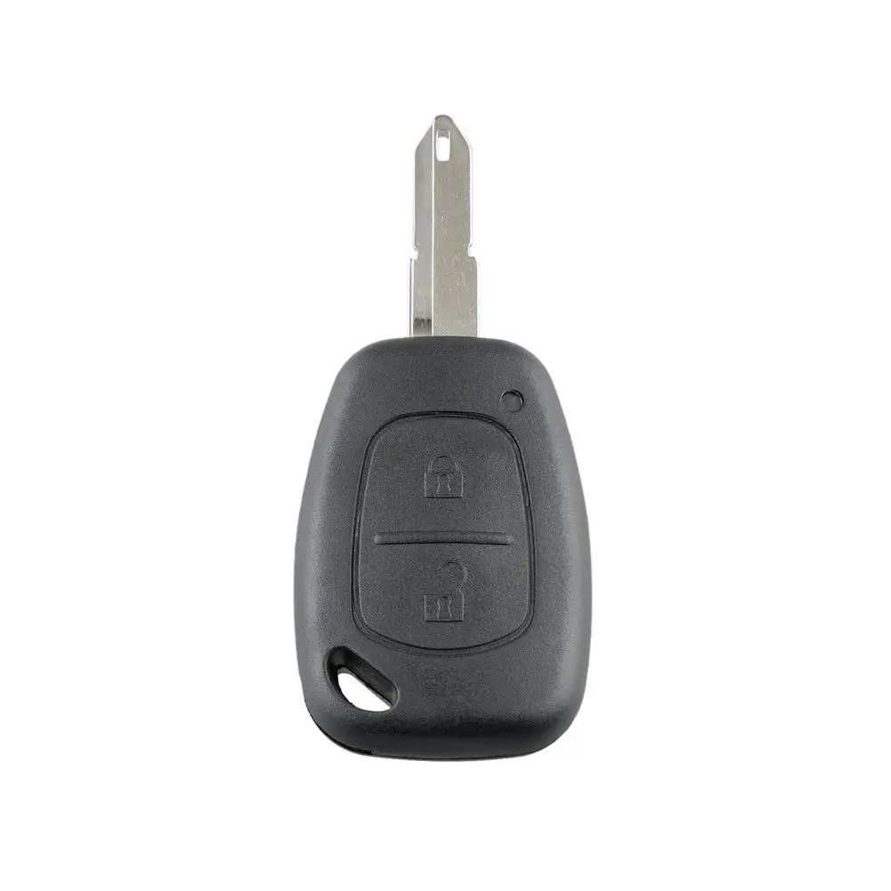 2 Button 433Mhz ID46 Chip Blank Remote Key for Renault Clio Scenic Kangoo 434MHz PCF7946 Transponder Car Key with NE73 Blade