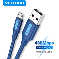 Vention Micro USB Cable 3A Fast Charging Wire for Android Tablet Mobile Phone Cord for Samsung Xiaomi HTC USB Charger Data Cable