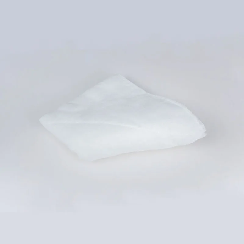 Almohadillas de gasa de algodón desechables suaves blancas, hoja de algodón absorbente de gran tamaño, vendaje médico estéril para heridas, 10 piezas