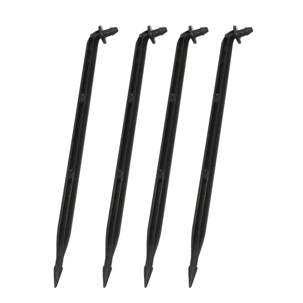 10Pcs Barbed Elbow Arrow Dripper Garden Agriculture Drip Irrigation Emitter 3mm Curved Arrow Sprinklers Plant Watering Fittings