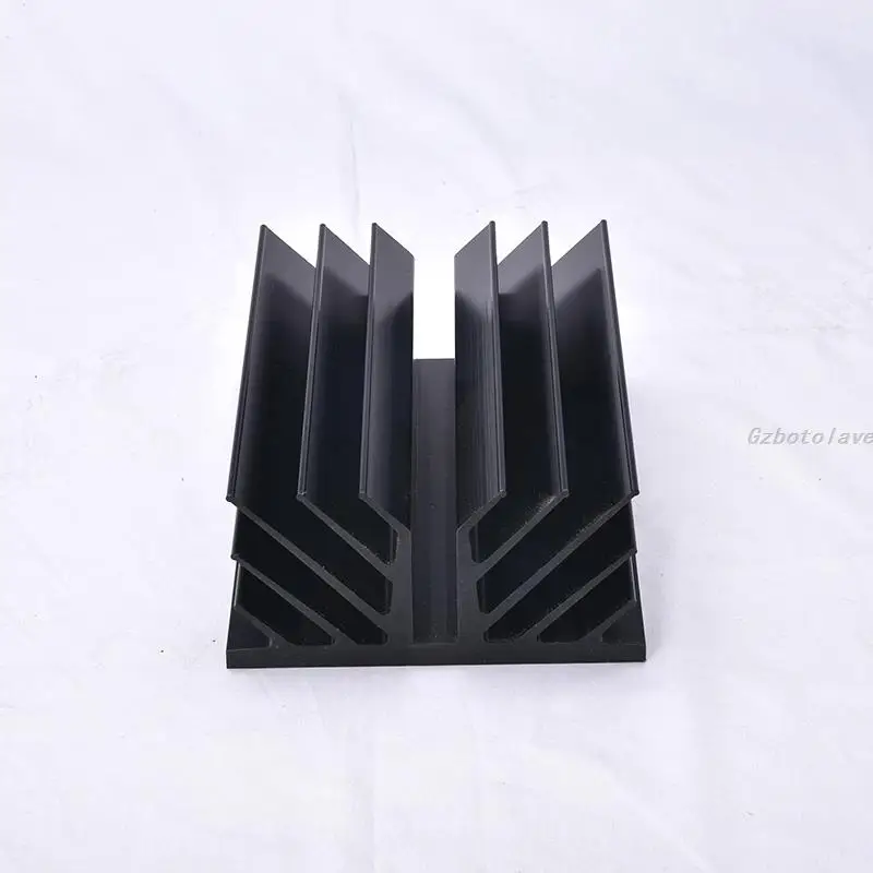 1pcs aluminum PASS high power amplifier heatsink Special industry font radiator 120*50*194mm