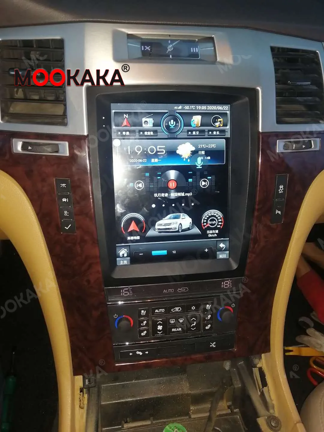 

Автомагнитола для Cadillac Escalade, 64 ГБ, Android 10, с GPS-навигацией, в стиле Tesla
