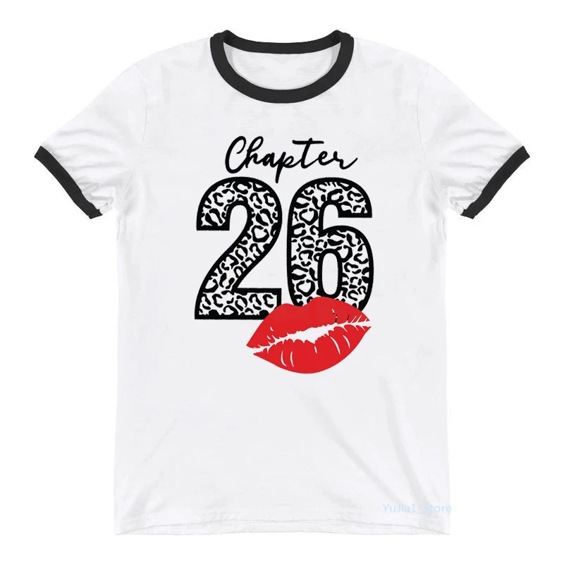 

New Arrival 2021 20th-49th Chapter Graphic Print T Shirt Women'S Clothing Birthday Gift T-Shirt Femme Harajuku Shirt Streetwear