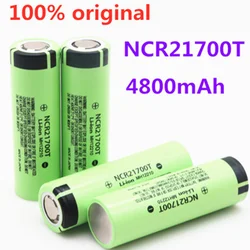 Batería recargable de litio NCR21700T, 21700 mAh, 4800 V, 40A, alta descarga, iones de litio de alto drenaje, 3,7