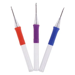 Penna per ricamo a mano fai da te pratica plastica fai da te artigianato Set di penne per ricamo magico Punch Needle accessori per cucire