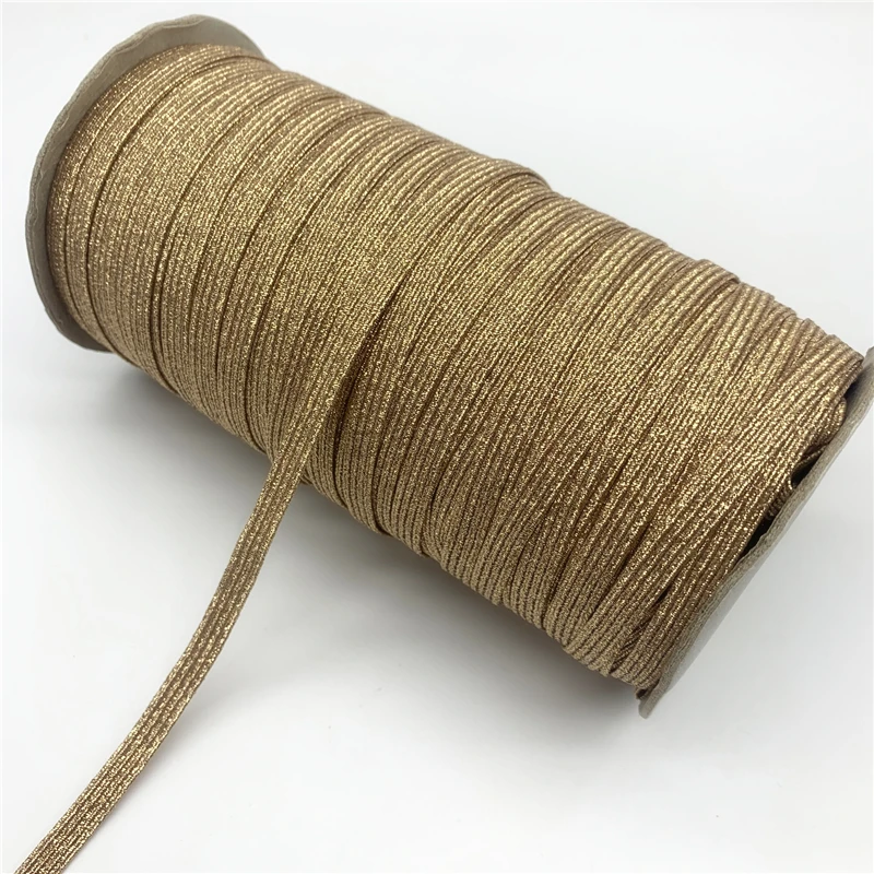 Metallic Color Elastic Ribbon for Sewing Accessories