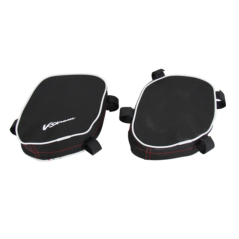 Motorcycle Frame Crash Bar Bags Repair Tool Placement Bag For Suzuki V-Strom vstrom DL 650 DL650 2004-2011 For Givi For Kappa