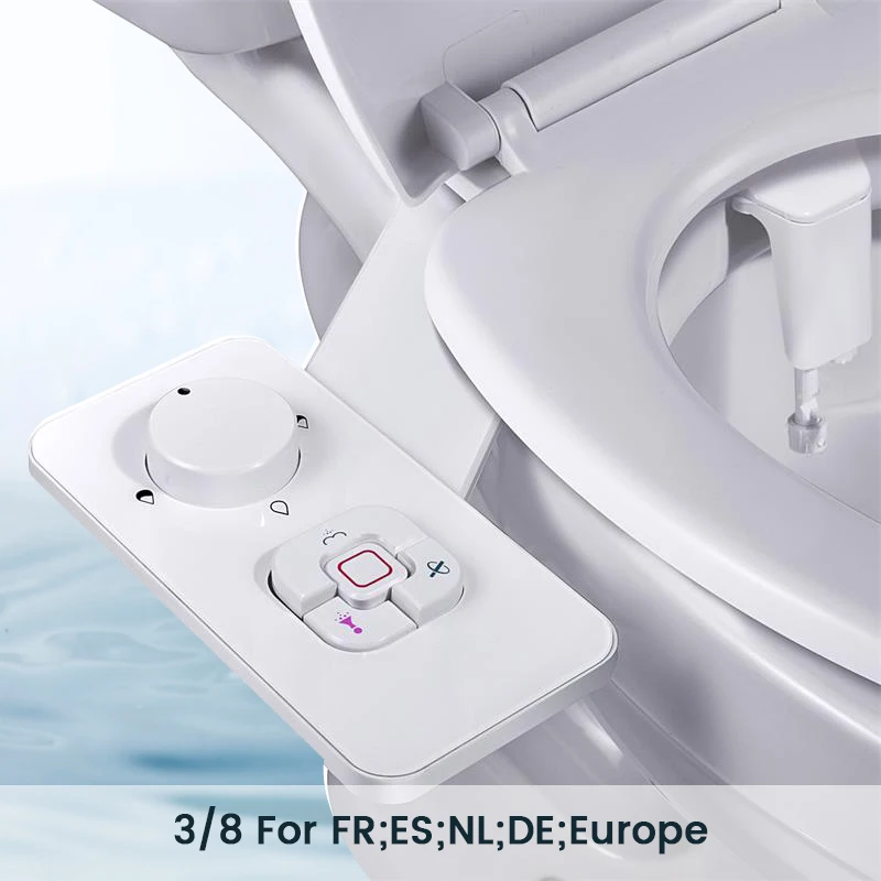 Samodra Wc Bidet Douche Ultra-Dunne Bidet Wc Bril Opzetstuk Niet-Elektrische Bidet Sproeier Dual Nozzles Frontale & Achterste Wash - afbeelding 1