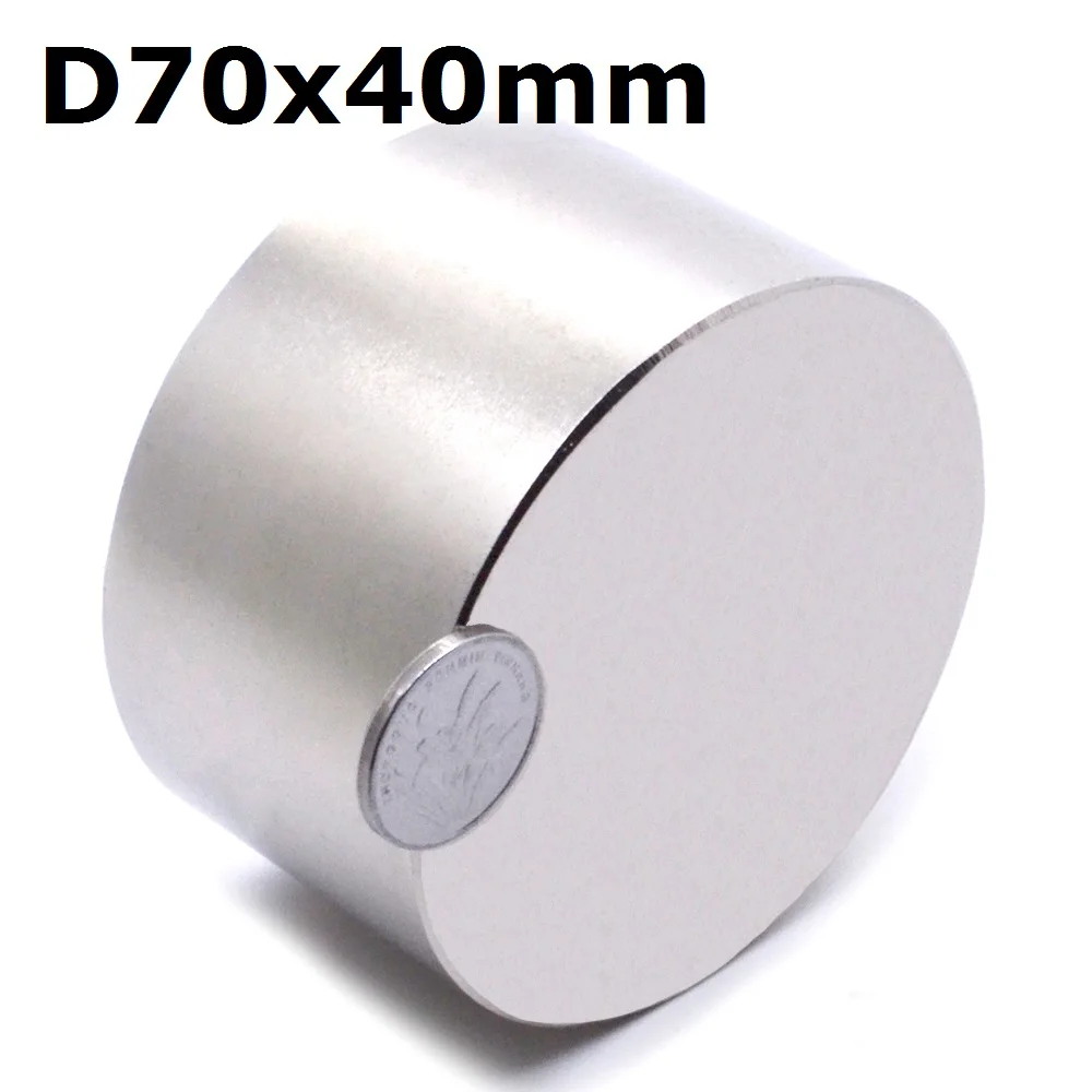 Neodymium magnet 50x30 N52 super strong round magnet rare earth D40-70mm 50*30 search powerful permanentgallium metal N35 N40