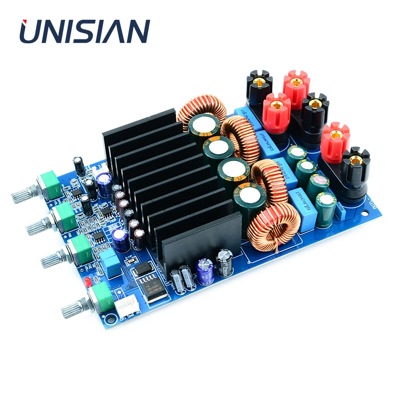 

UNISIAN TAS5630 2.1 Audio Amplifier Board 2X150W+300W Digtial 2.1 channels Class D High power Amplifier for Home theater system