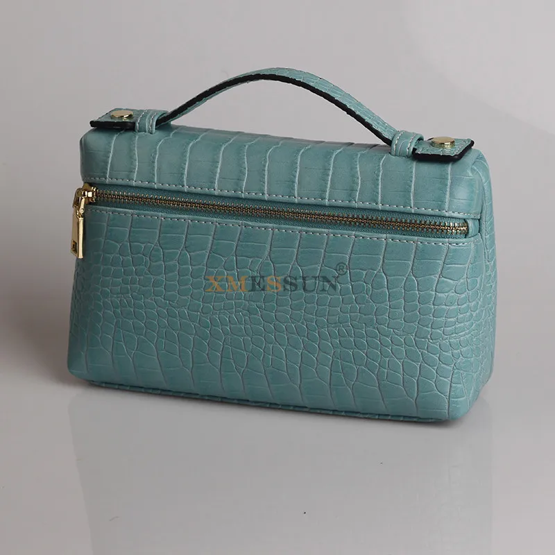 XMESSUN Women Make Up Bag Crocodile Pattern Clutch Bag 2026 Luxury High Quality Handbag Designer Handbag Purse Trendy Bag
