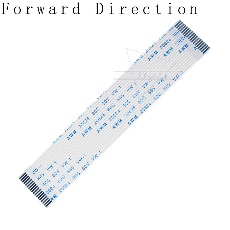 플랫 플렉시블 케이블 FFC FPC AWM 20624 80C 60V VW-1 FFC-0.5MM, 1.0mm, 4, 5, 6, 8, 10, 12, 14, 16, 18, 20, 24, 26/30 핀, 10 개