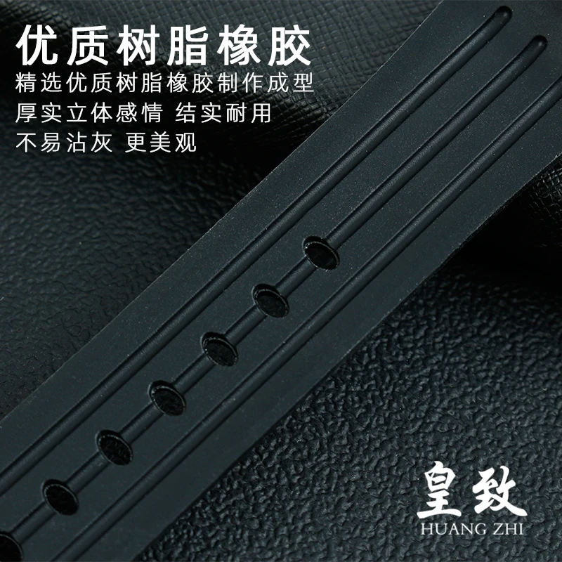 For Greenham Graham Racing Car Timing Silicone Watch Strap Fashion Arc Waterproof Rubber Accessories Men 24