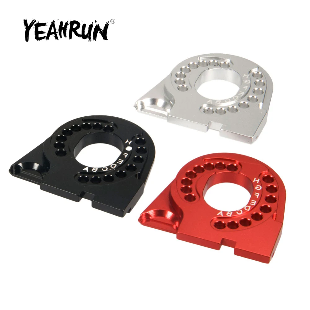 YEAHRUN CNC Aluminum Alloy Motor Mount Fixed Heat Sink for TRX-4 TRX4 Defender Bronco 1/10 RC Crawler Car Model Upgrade Parts