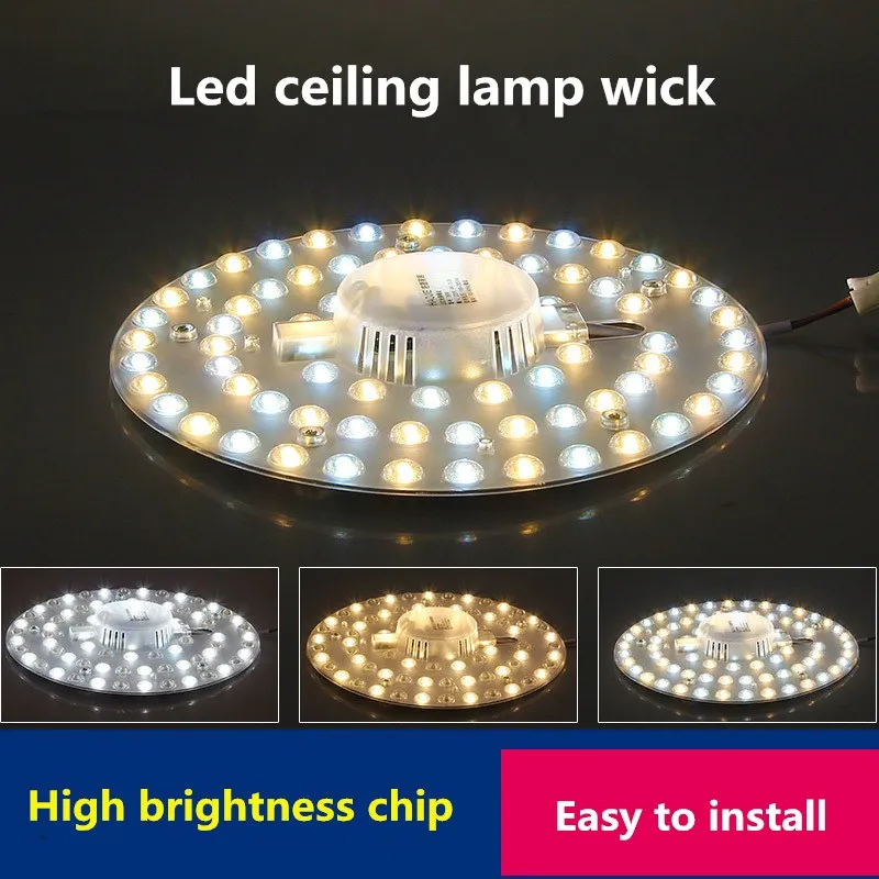 

Ceiling Lamps 12W 18W 24W 36W LED Module AC220V 230V 240V LED Light Replace Ceiling Lamp Lighting Source Convenient Installation