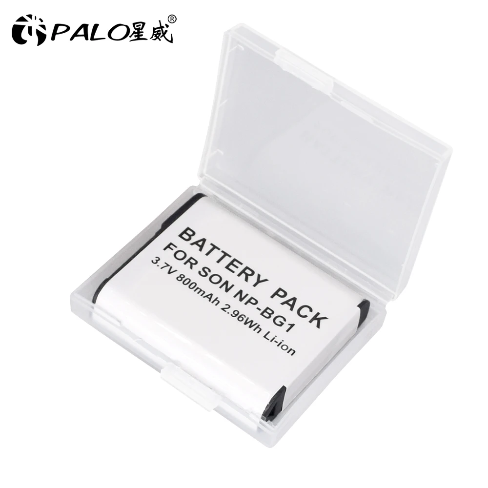 2Pcs Palo Battery 3.6V 1300 MAh NP-BG1 NP BG1 NPBG1 Isi Ulang Kamera Digital Baterai untuk Sony Cyber tembakan DSC-H3 DSC-H7 DSC-H9