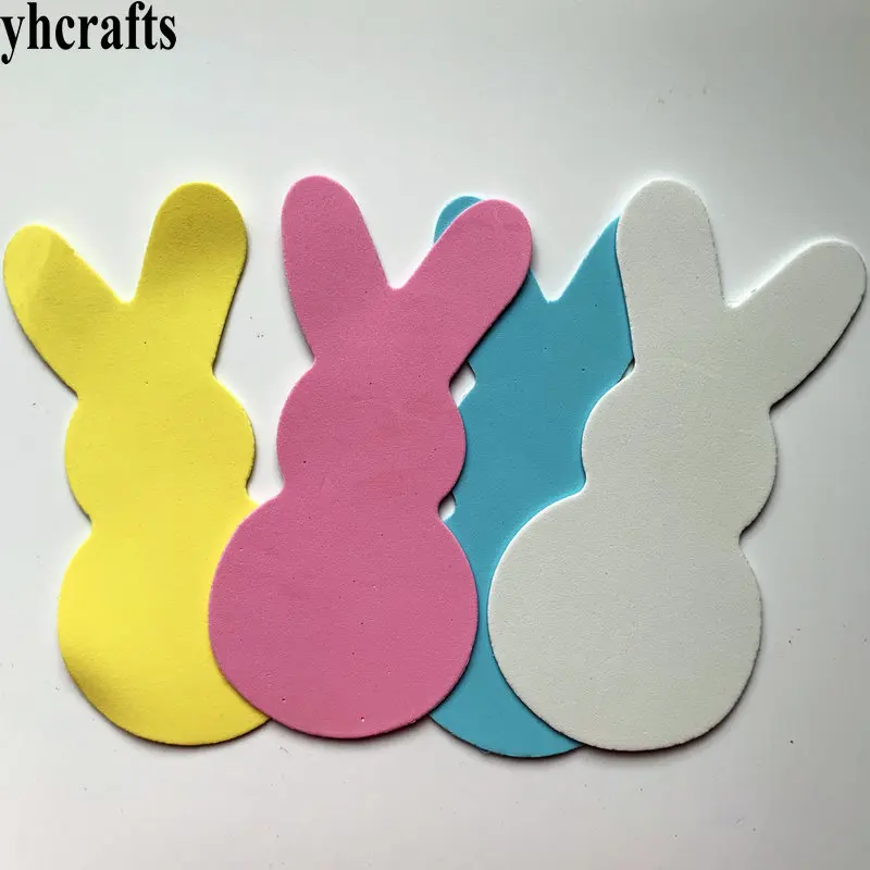 1bag/LOT.DIY easter rabbit egg Chicken bunny foam stickers Holiday activity crafts Home decoration Spring Handmade toys On stock