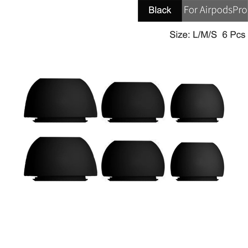 Nuovi auricolari in Silicone morbido suggerimenti per auricolari Cover per auricolari per iPhone Airpods Pro 1 paio L M S Size auricolari per cuffie per Airpods 3