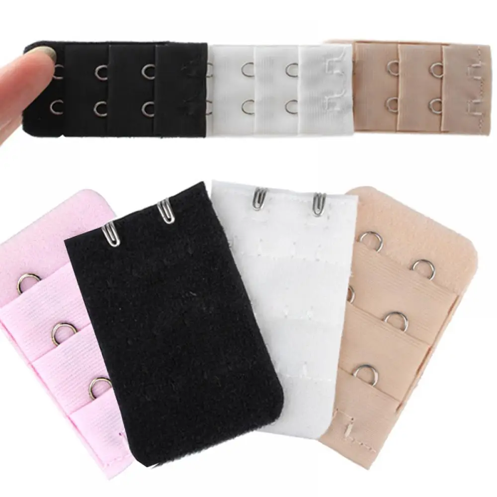 5 Pcs 2 Hooks Bra Extender For Women\'s Elastic Bra Extension Strap Clip Expander Adjustable Buckle Intimates Bra Accessories