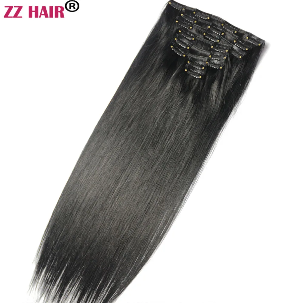 ZZHAIR 100% estensioni dei capelli umani brasiliani Remy 16 \