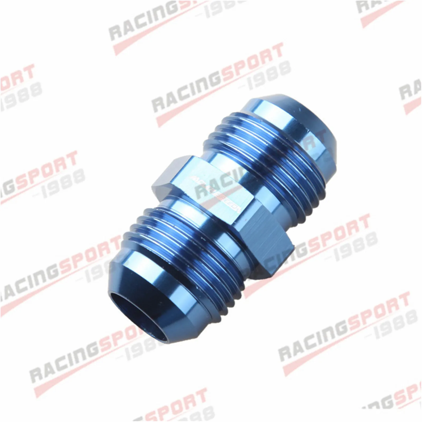 -10AN 10AN To AN10 AN-10 Male Aluminum Straight Union Fitting Fuel Adapter Blue